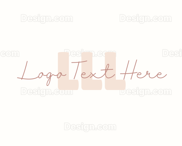 Handwritten Script Business Logo