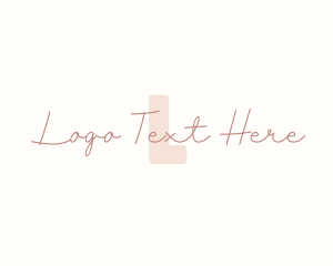 Handwritten Script Business Logo