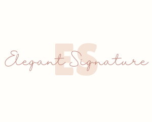 Handwritten Script Business logo design