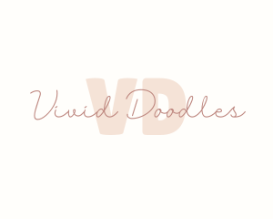 Handwritten Script Business logo design