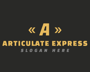 Masculine Accelerate Express logo design