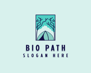 Forest Camping Site logo design