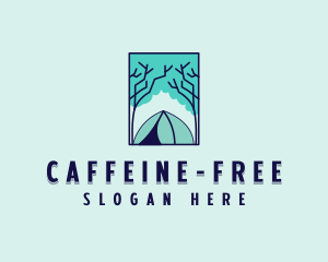 Forest Camping Site logo design