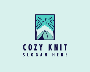 Forest Camping Site logo design