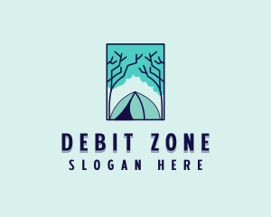 Forest Camping Site logo design