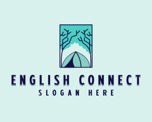 Forest Camping Site logo design