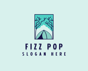 Forest Camping Site logo design