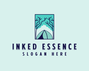 Forest Camping Site logo design