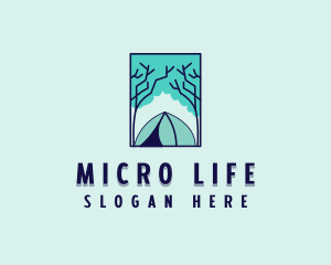 Forest Camping Site logo design