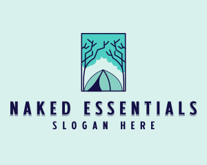 Forest Camping Site logo design