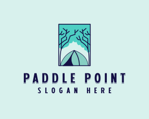 Forest Camping Site logo design