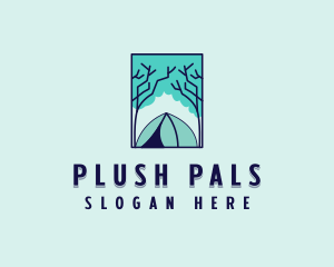 Forest Camping Site logo design