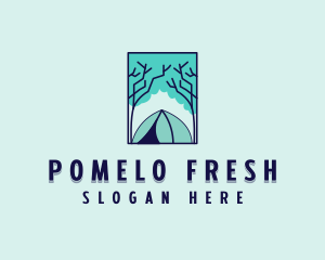 Forest Camping Site logo design