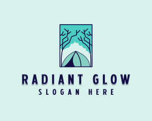 Forest Camping Site logo design