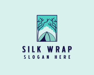 Forest Camping Site logo design