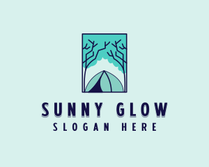 Forest Camping Site logo design