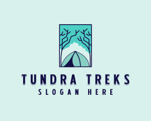 Forest Camping Site logo design