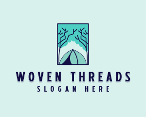 Forest Camping Site logo design