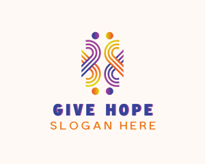 People Community Charity logo design