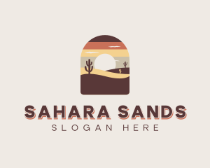 Cactus Sand Desert logo design