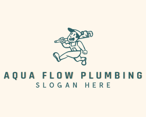 Handyman Plumber Guy  logo