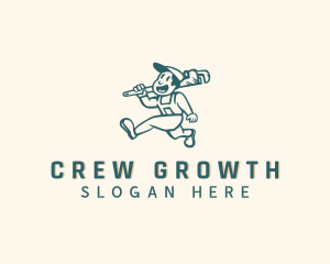 Handyman Plumber Guy  logo