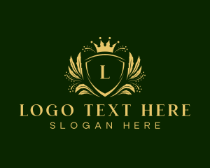 Floral Luxury Crown logo