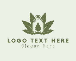 Marijuana Extract Bottle logo