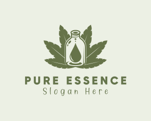 Marijuana Extract Bottle logo