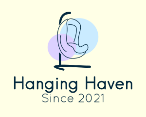 Hanging Egg Chair logo design