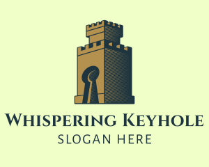 Tower Key Hole logo design