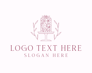 Sugar - Floral Wedding Cake logo design