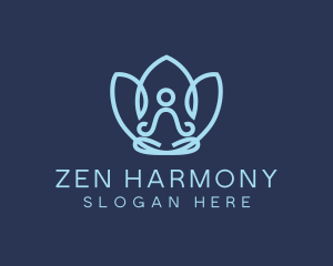 Zen Yoga Wellness logo design