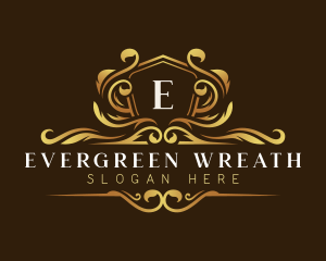 Wreath Luxury Royal logo design