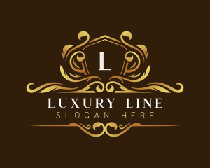 Wreath Luxury Royal logo design