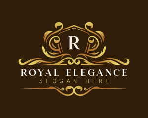 Wreath Luxury Royal logo design