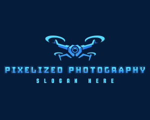 Drone Propeller Surveillance logo design