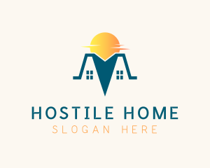 Roof Home Builder logo design