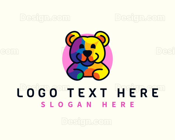 Teddy Bear Toy Logo