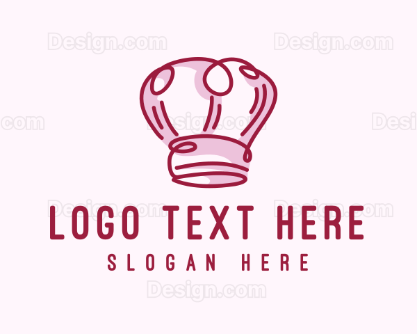 Toque Hat Restaurant Cook Logo