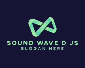 Infinity Gradient Loop logo design