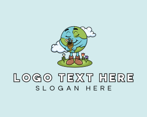 Earth Care Cartoon logo