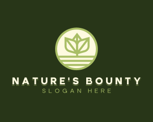 Natural Plant Sprout logo design