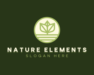 Natural Plant Sprout logo design