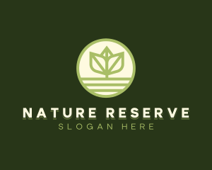 Natural Plant Sprout logo design