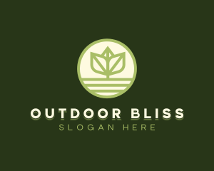 Natural Plant Sprout logo design