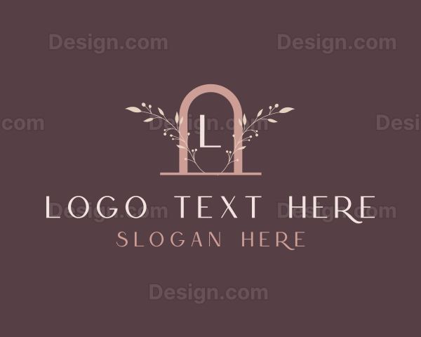 Elegant Beauty Floral Boutique Logo