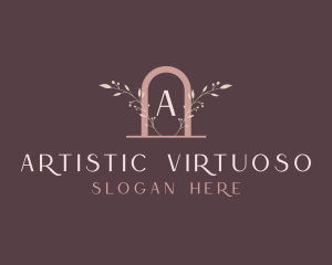 Elegant Beauty Floral Boutique logo design