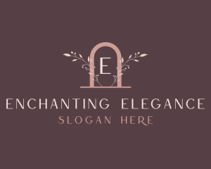 Elegant Beauty Floral Boutique logo design