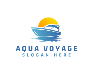 Yacht Travel Holiday logo design